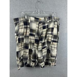 SIEGFRIED Vintage Patchwork Madras‎ Bermuda Golf Shorts Men’s Size 40 Cotton